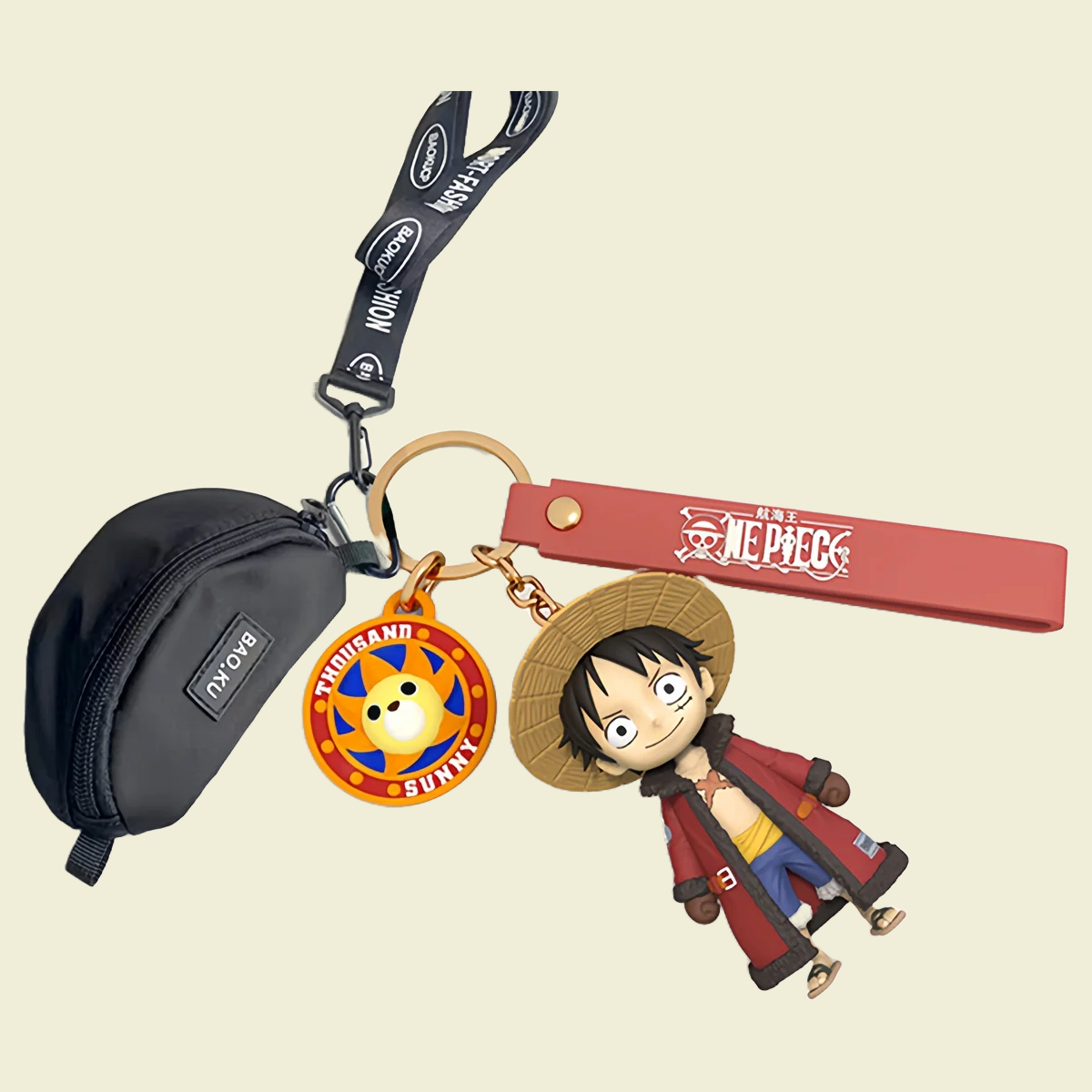 One Piece Mini-Figur – Schlüsselanhänger & Deko